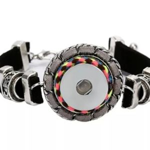 3/$15 snap charm bracelet